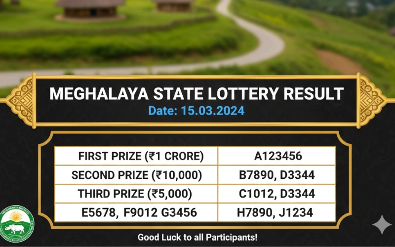meghalaya state lottery result at Dream 99 Club featured image